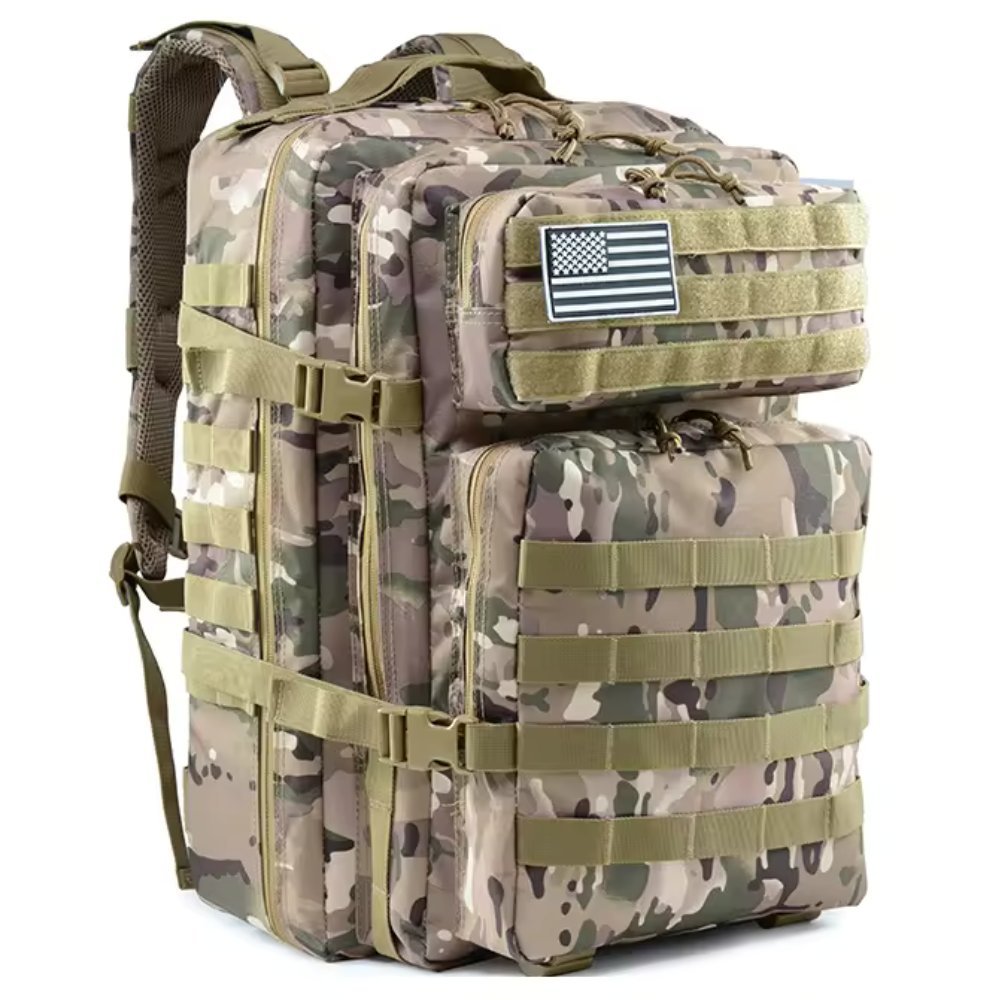42L Tactical Backpack Bag with USA Patch - Drop line Outdoors