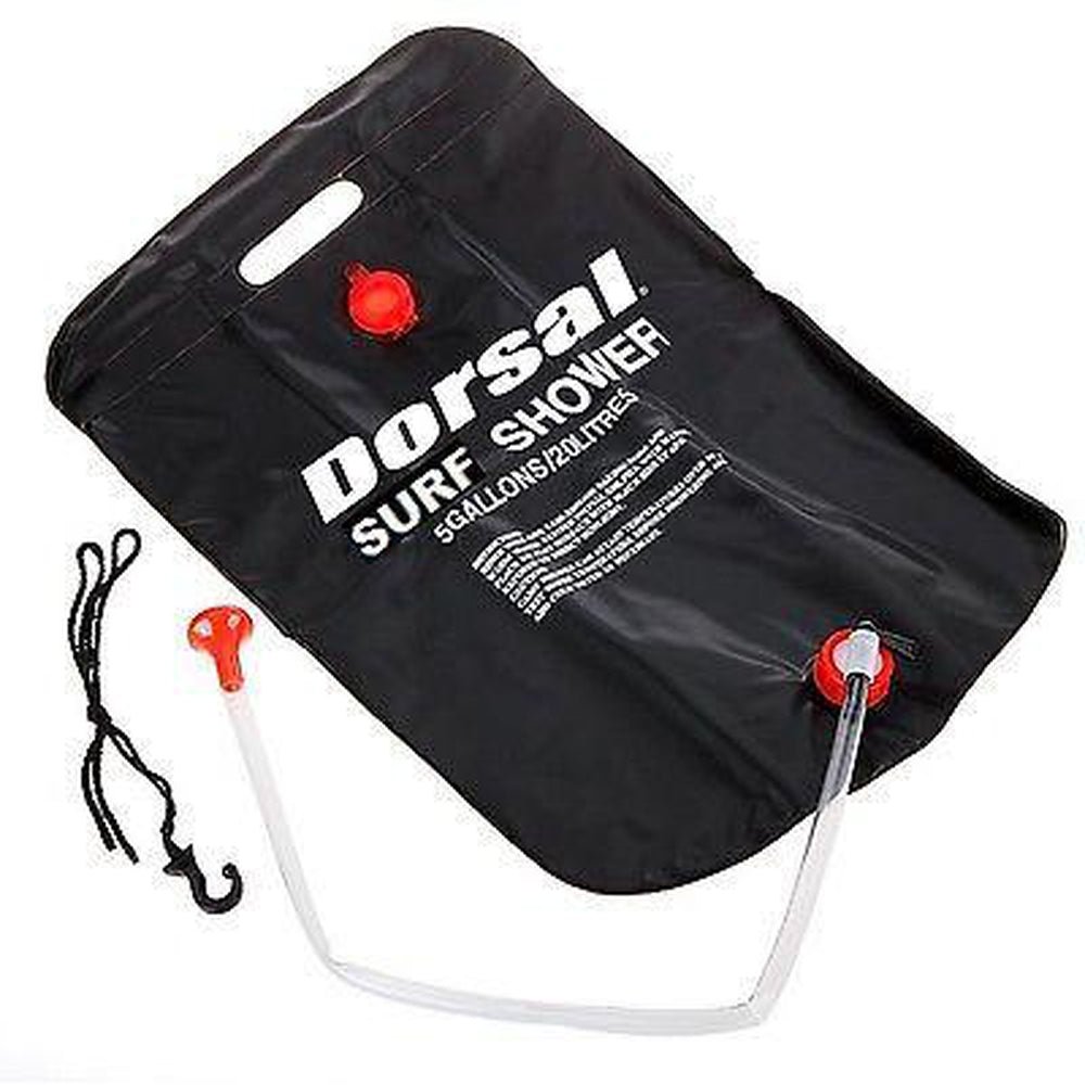 DORSAL Solar Heated Camping Surf Rinse Shower Kit - Drop line Outdoors