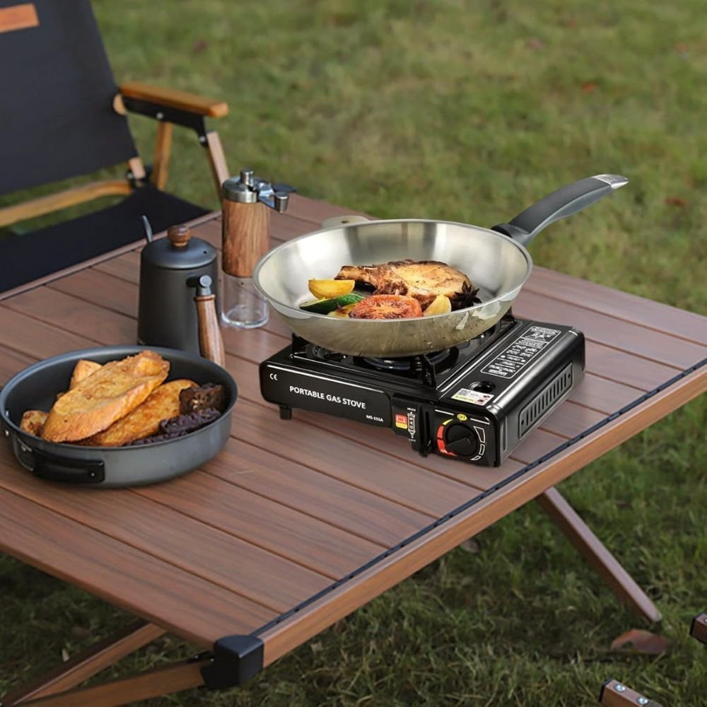Portable Camping Gas Stove with Carrying Case - Drop line Outdoors