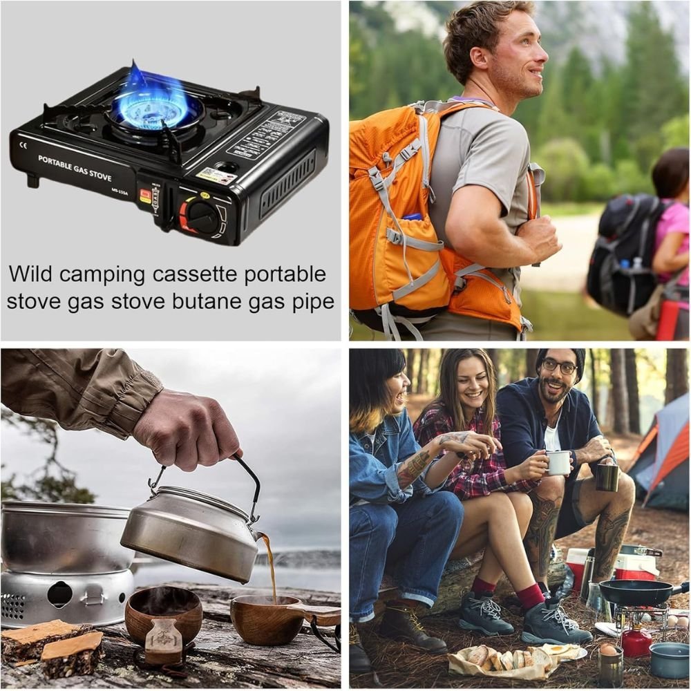 Portable Camping Gas Stove with Carrying Case - Drop line Outdoors