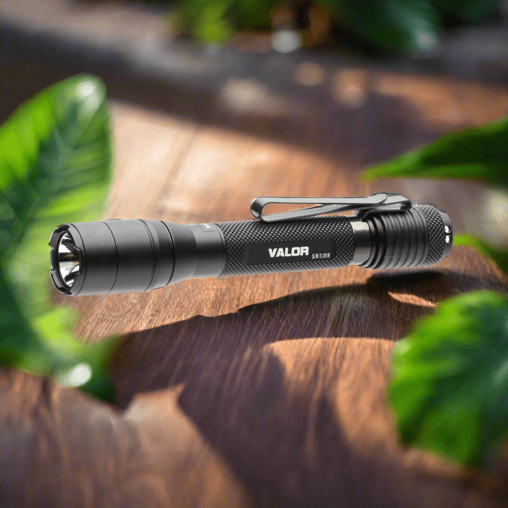 Valor - 800 Lumen AA Battery EDC Flashlight - Drop line Outdoors