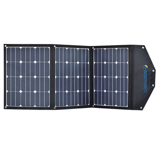 ACOPower Foldable Solar Panel Kit Suitcase - 90W, 120W - Drop line Outdoors